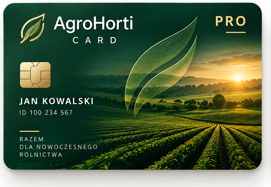 Karta AgroHorti PRO — awers